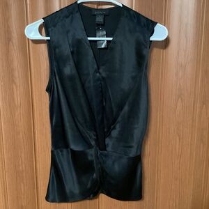 The Limited Silk Black Sleeveless Blouse Size S NWT